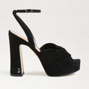 Kristen Platform Heel Black Suede